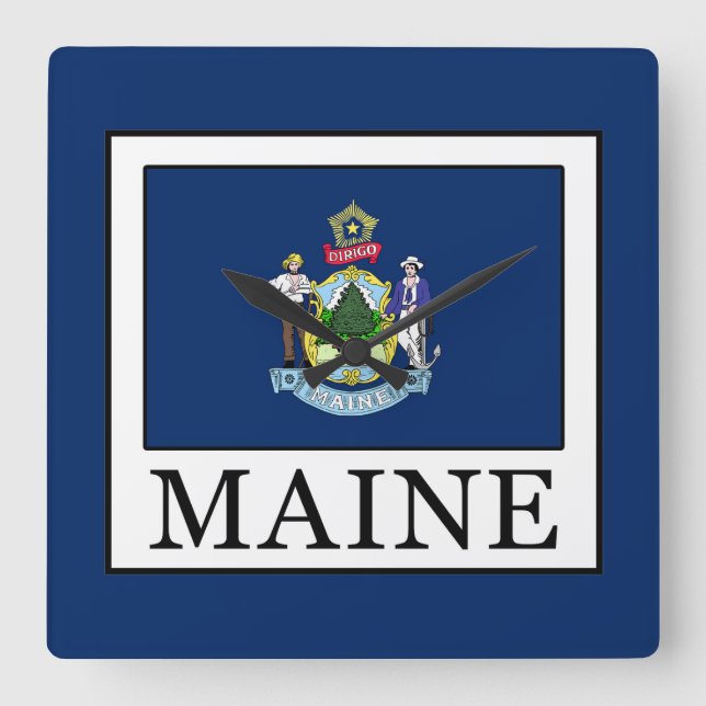 Relógio Quadrado Maine (Frente)