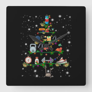 Relógio Quadrado Malhação Lover  Árvore de Natal de Instrumento 