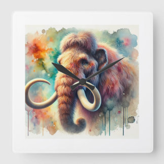 Relógio Quadrado Mammoth Serenity 060824AREF142 - Watercolor