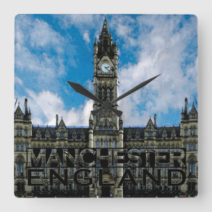 Relógio Quadrado Manchester