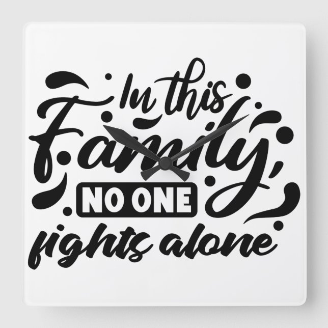 Relógio Quadrado Mantenha ou Crie seu próprio relógio:-) (Frente)