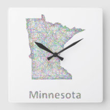 mapa do Minnesota