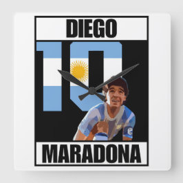 Relógio Quadrado Maradona