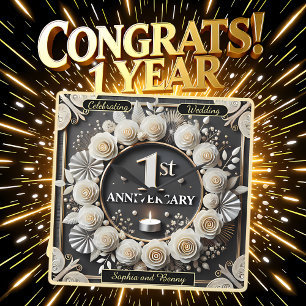 Relógio Quadrado Marco Especial do Aniversário da rua