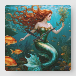 Relógio Quadrado "Marielle" - Linda Sereia Dançante