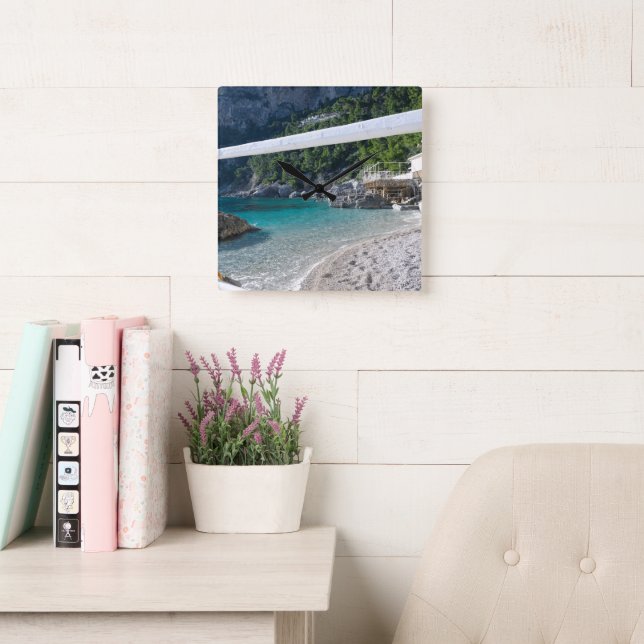 Relógio Quadrado Marina Piccola Capri Glam 1 (Sala de leitura)