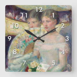 Relógio Quadrado Mary Cassatt - O camarote