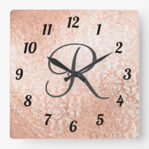 Máscara Rosa Dourada Monogramada