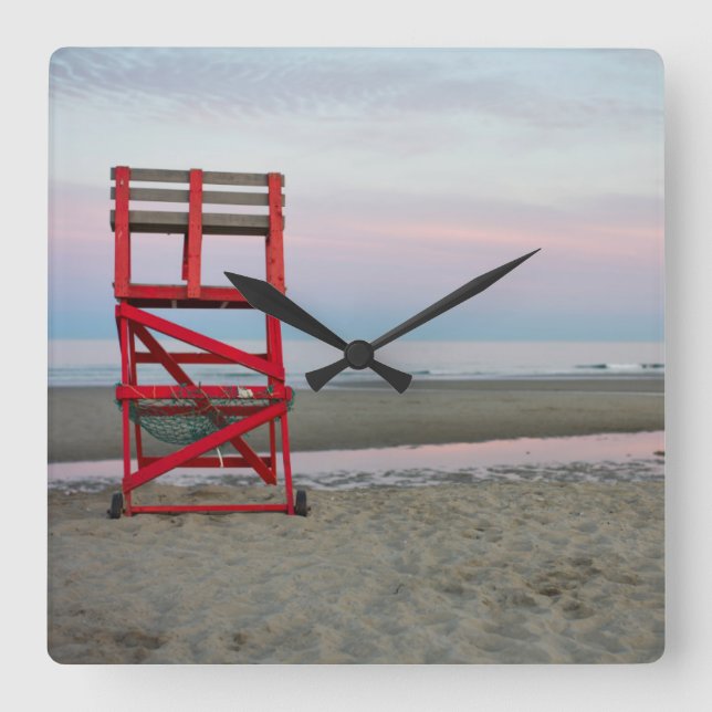 Relógio Quadrado Massachusetts, Gloucester, Good Harbor Beach (Frente)