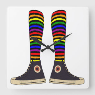 Relógio Quadrado Meias de LGBT