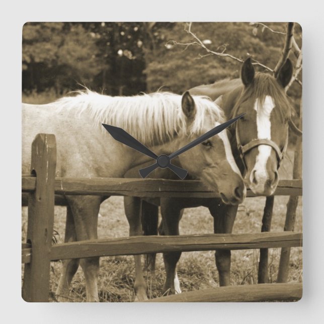 Relógio Quadrado Melhores Amigos (Frente)