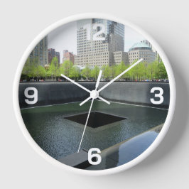 Relógio Quadrado Memorial Nacional do 11 de setembro