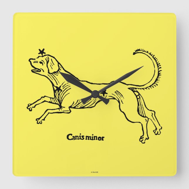 Relógio Quadrado Menor de Canis, 1482 (Frente)