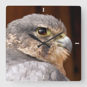 RELÓGIO QUADRADO MERLIN FALCON BIRD OF PREY