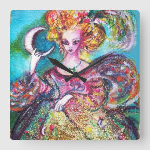 RELÓGIO QUADRADO METAS DAS SOMBRAS PERDIDAS/A LUA