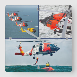 RELÓGIO QUADRADO MH-60T JAYHAWK