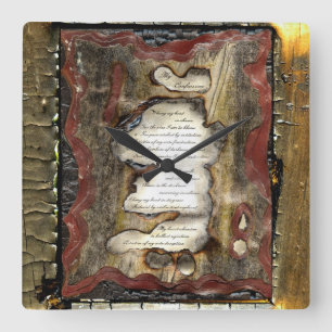 Relógio Quadrado Minha Confissão