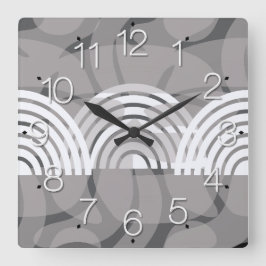 Relógio Quadrado Minimalist Mixed Boho Arches