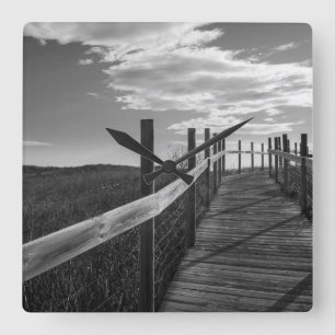 Relógio Quadrado Minnesota, Duluth, Park Point, Boardwalk