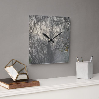 Relógio Quadrado Misty Magical Wall Clock, 27,3 cm acrílico quadrad