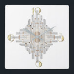 Relógio Quadrado Modern Art Deco<br><div class="desc">design de relógio do excelente. Você vai adorar como os outros. Esteja livre para usar este design para outro produto que você quiser ou para personalizar e adicionar seu texto. Siga-me para mais. Obrigado. Tenha um bom dia.</div>