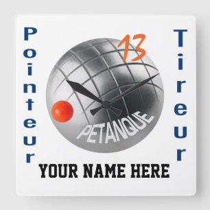 Relógio Quadrado Moderno e distinto, design personalizável