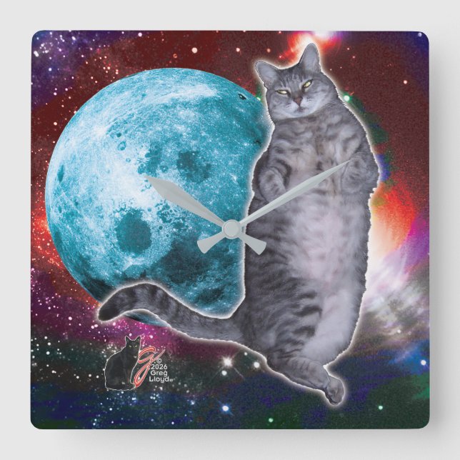 Relógio Quadrado Moon Dancer Bosco (Frente)