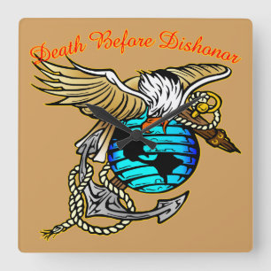 Relógio Quadrado Morte de Badazz Eagle antes da desonra