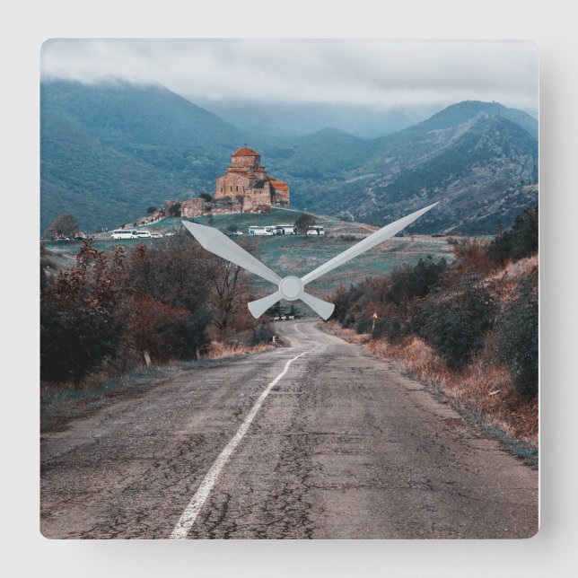 Relógio Quadrado Mosteiro de Jvari Georgia (Frente)