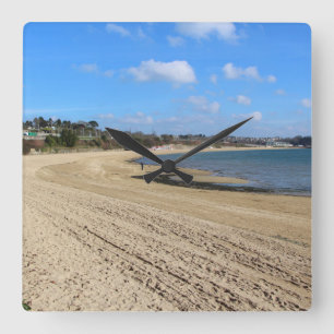 Relógio Quadrado Moulin Blanc Beach em Brest