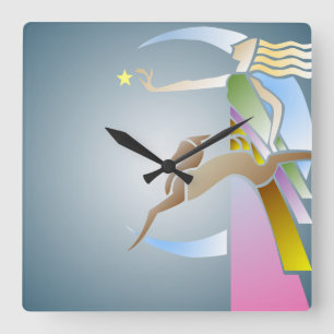 Relógio Quadrado Mulher do art deco do vintage com o pulso de