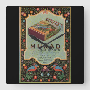 Relógio Quadrado Murad Cigarettes ad