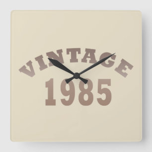 Relógio Quadrado nascer em 1985 presente de aniversário de 40 anos