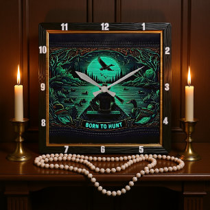 Relógio Quadrado Nascer para Hunt Hunter