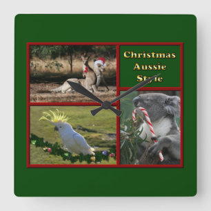 Relógio Quadrado Natal na Austrália