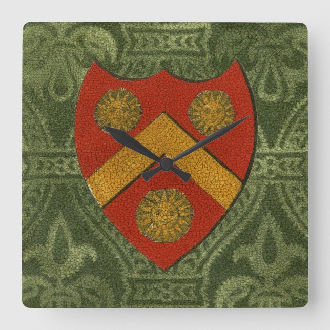 Relógio Quadrado Noble Crest V (Frente)