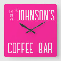 Nome Personalizado Família Nome Café Bar Rosa Quen
