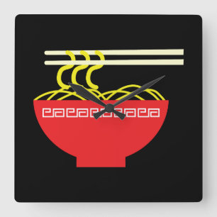 Relógio Quadrado Noodles