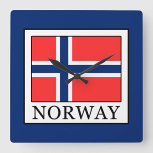 Relógio Quadrado Noruega