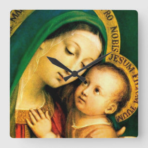Relógio Quadrado Nossa Senhora da Boa Conselheira Esquadra