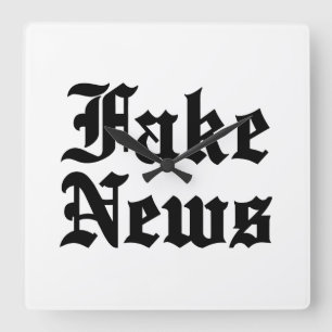 Relógio Quadrado Notícias falsas