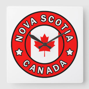 Relógio Quadrado Nova Escócia Canadá