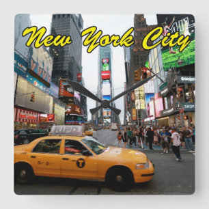 Relógio Quadrado Nova Iorque Professional