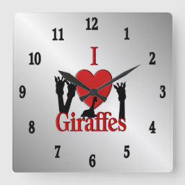 Relógio Quadrado Numerais Romanos do Majestoso Emerald Owl