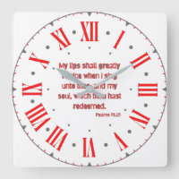 Numeral Romano Verso da Bíblia KJV Psalms 71:23