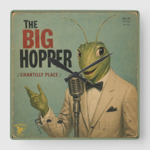 Relógio Quadrado O Álbum do Big Hopper: uma Paródia