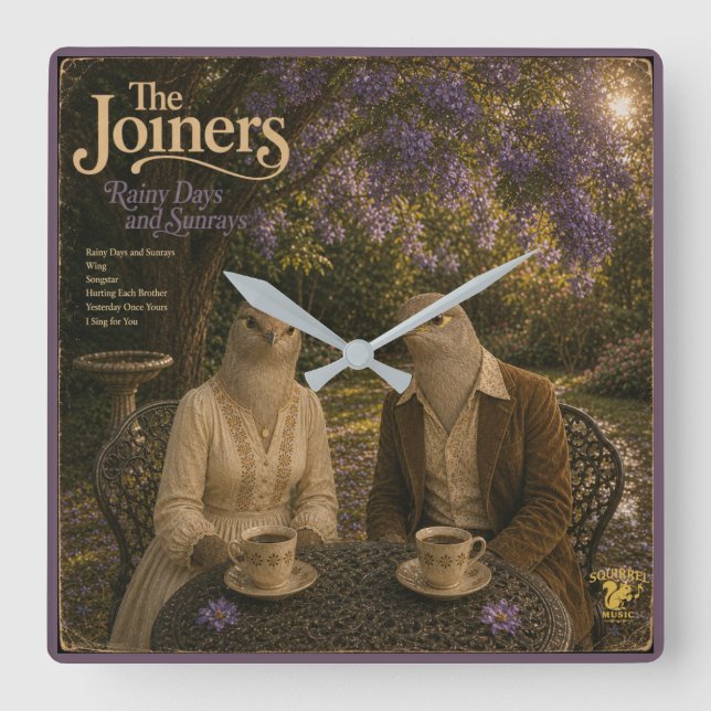 Relógio Quadrado O Álbum dos Joiners: uma Paródia (Frente)