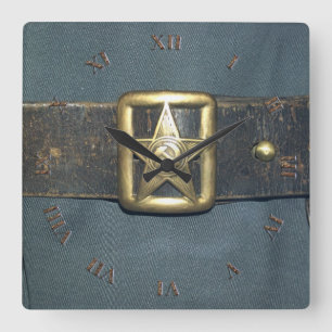 Relógio Quadrado O CINTO do GESTOR do exército vermelho da RSF