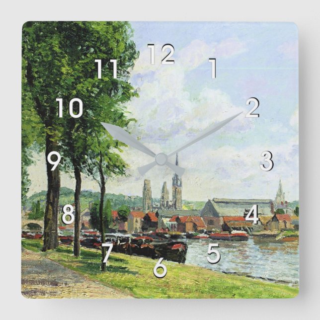 Relógio Quadrado O Cours la Riene, Notre Dame (Frente)
