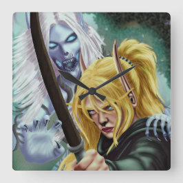 Relógio Quadrado O Fantasma e o Corpo